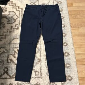 Old Navy navy blue never fade pixie pants size 10